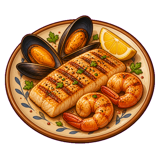 香料烤海鮮